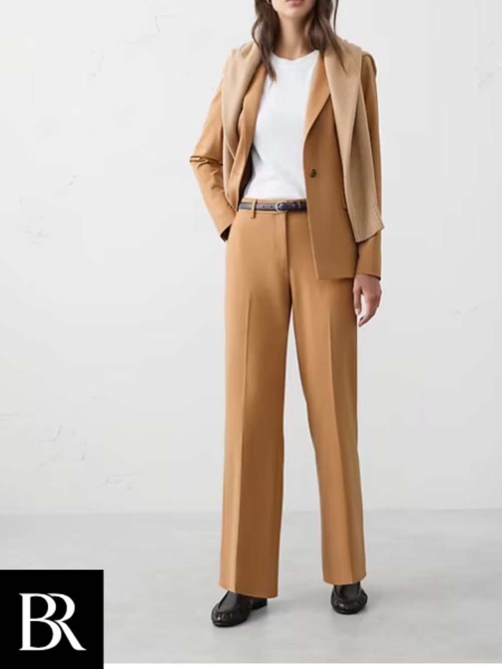 Banana Republic Factory Straight High- Rise Sculpted Easy Trouser